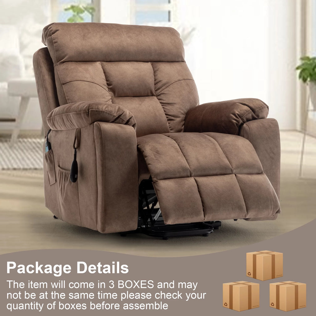 Power Lift Recliner Chair with Heat and Massage P6414