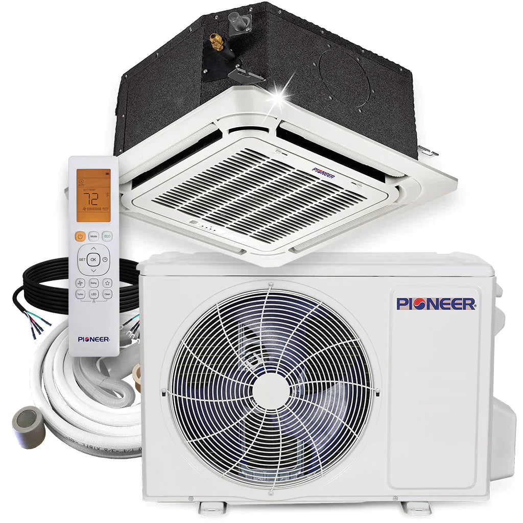 12,000 BTU 22 SEER Compact Cassette Mini-Split Air Conditioner Heat Pump T837