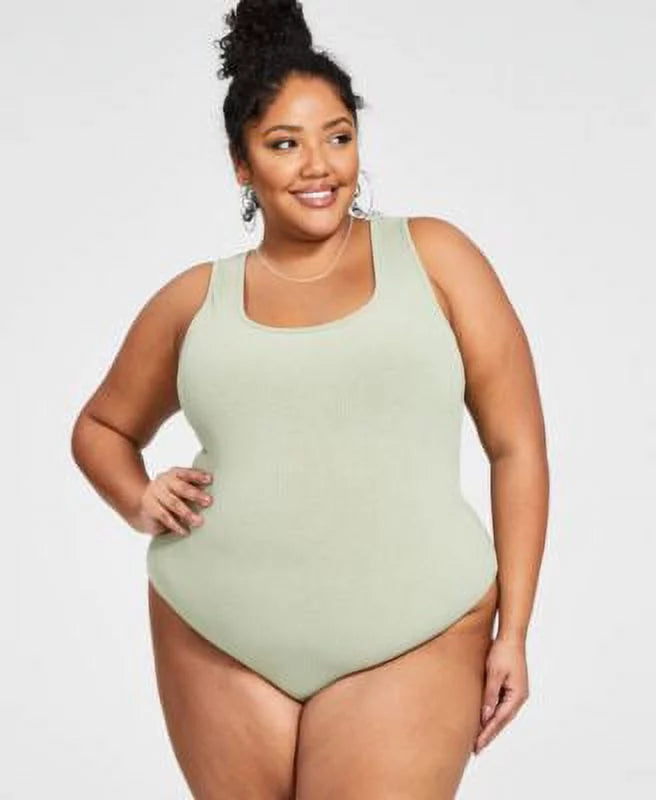 Sleeveless Ribbed Bodysuit W84843