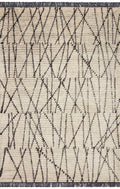 Cream Charcoal 3'8 x 5'8 Rug M7111