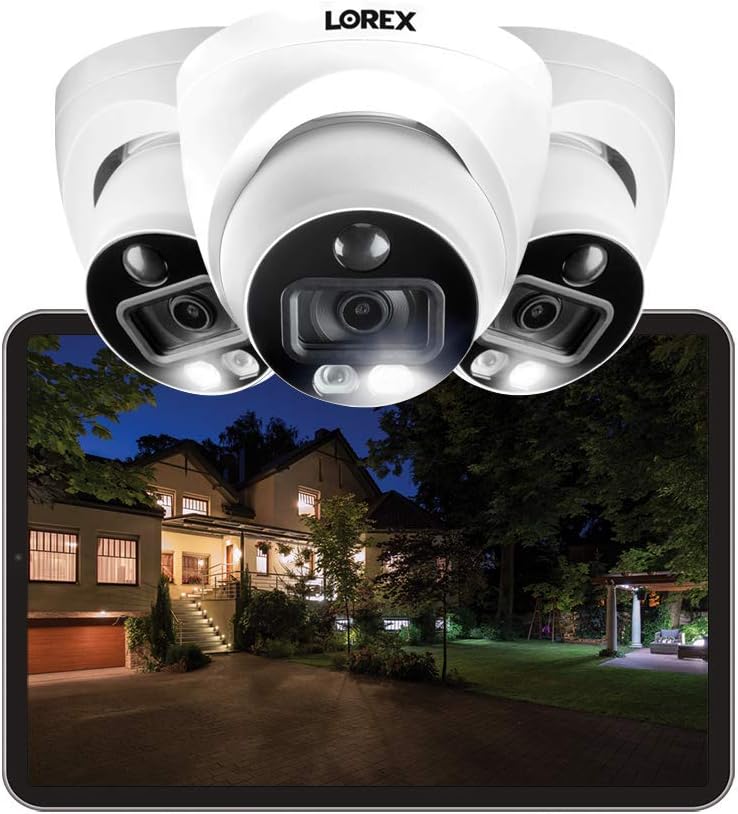 16-Channel 4K UHD DVR Surveillance System with 3TB and 12 4K UHD Cameras F7270