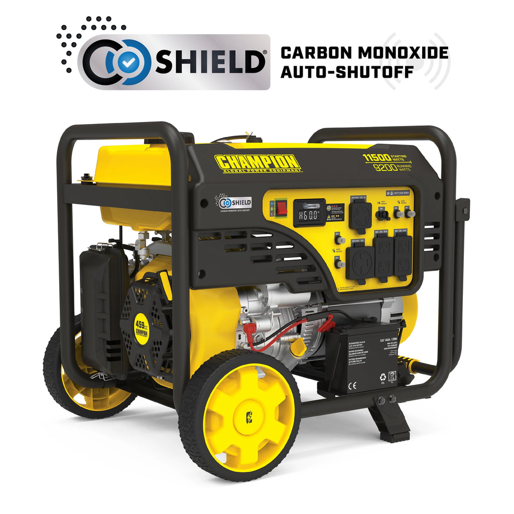 11,500/9,200-Watt Electric Start Gas Portable Generator D95119