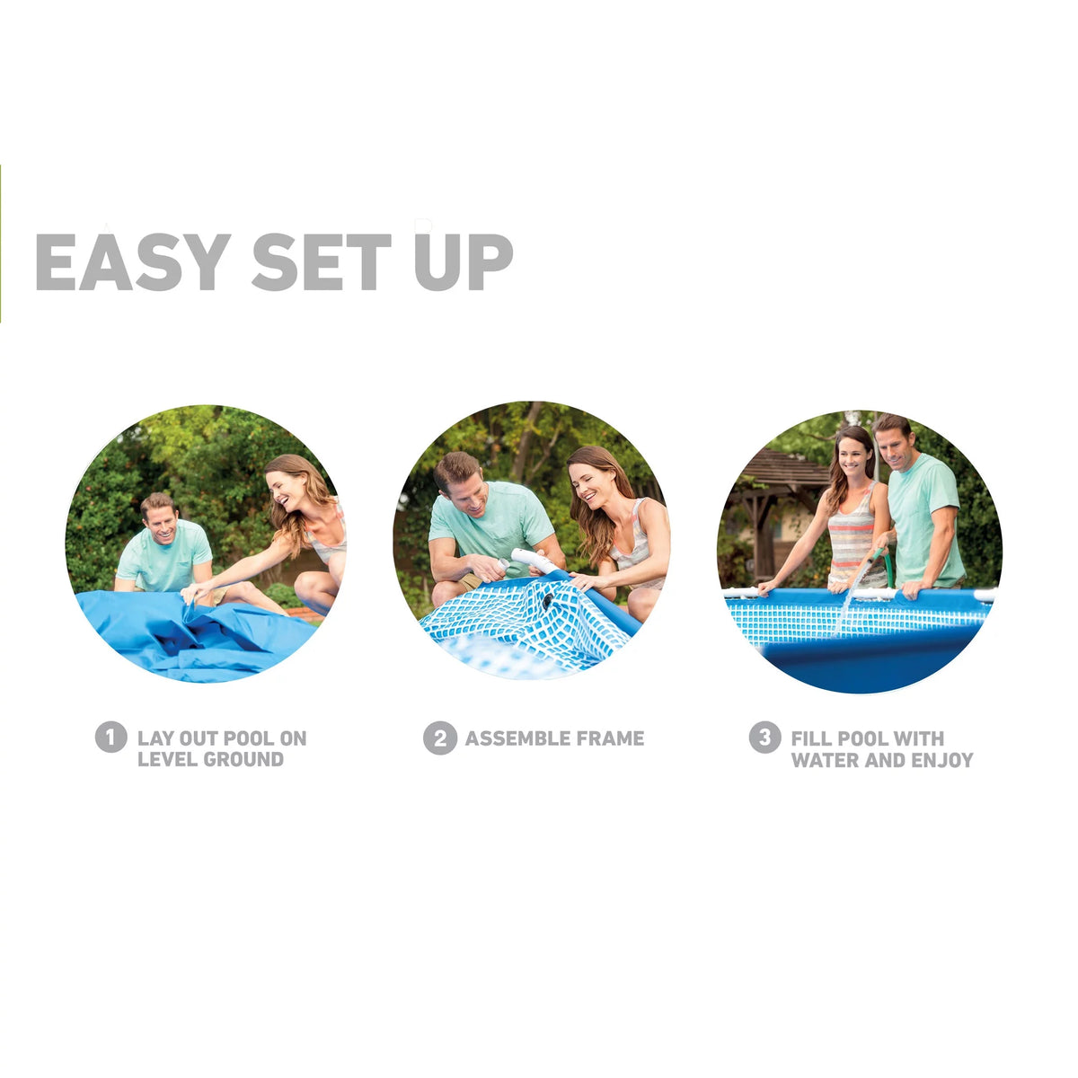 12'x30 Metal Frame Swimming Pool with Filter Pump & Pool Cover K670