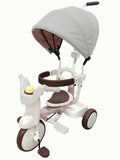3-in-1 Folding Tricycle with Canopy White B888543