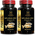 Wild Alaskan Salmon Fish Oil Omega 3 Supplement 120 Softgels F326