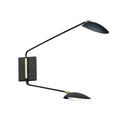 Black Satin Brass LED Wall Sconce O98058
