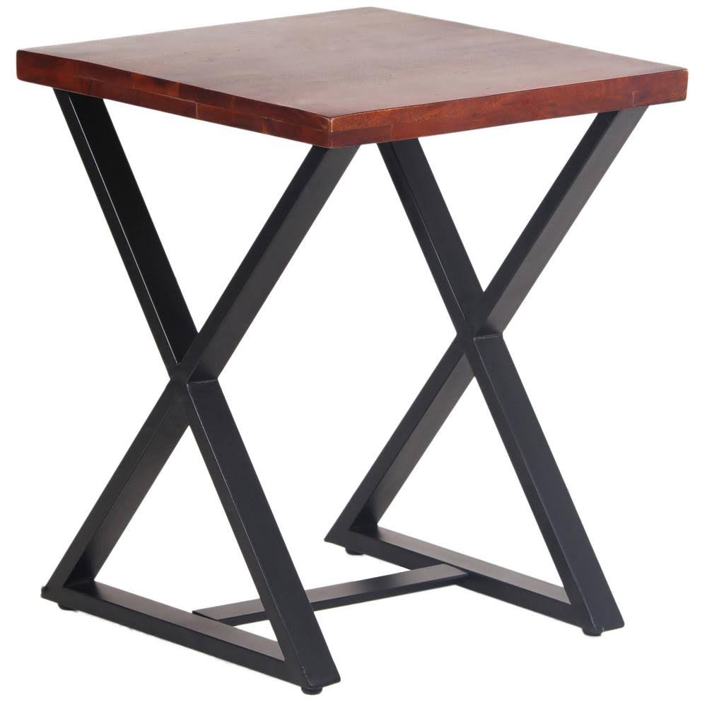 18 in. Acacia Cherry Side Table C313608