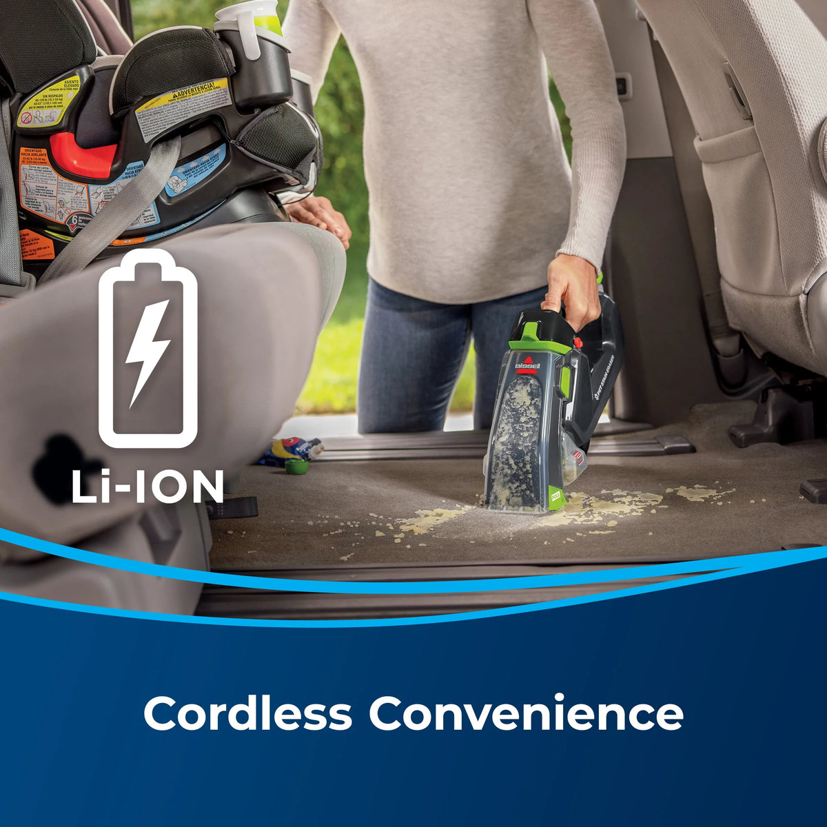 Cordless Portable Carpet Cleaner F2668