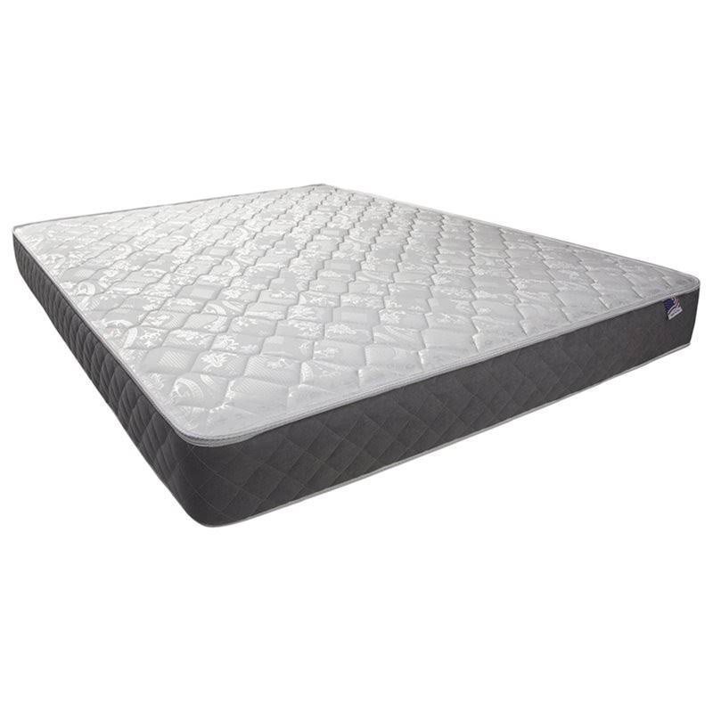 White 8-Inch Queen Tight Top Fabric Mattress U3840