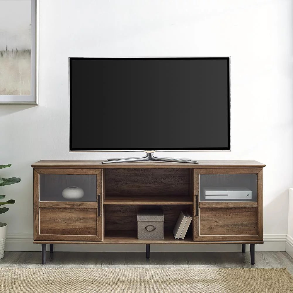 Glass and Wood TV Console V770