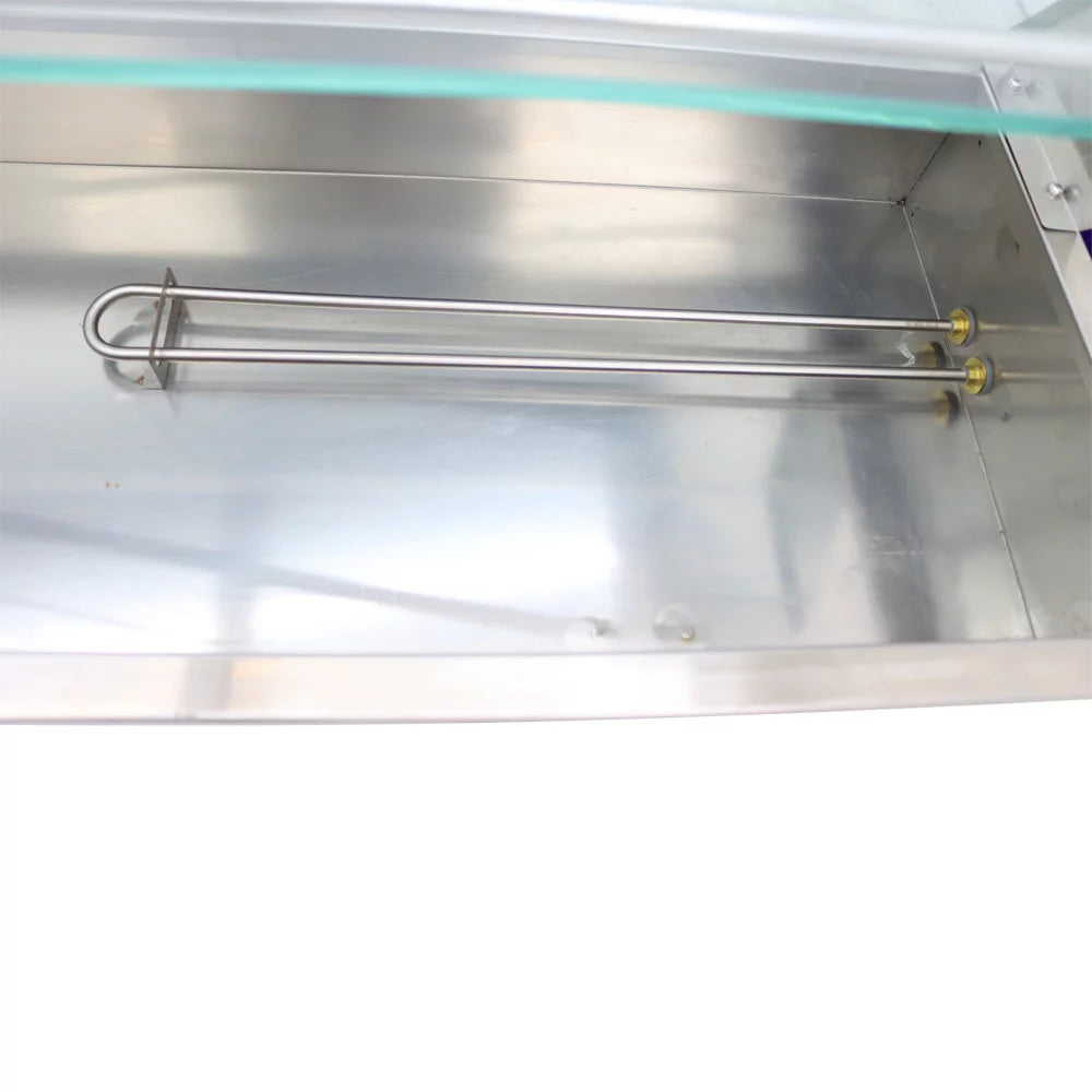 Electric Commercial Bain-marie Buffet Food Warmer Steam Table with Glass Guard 6-Pan I464
