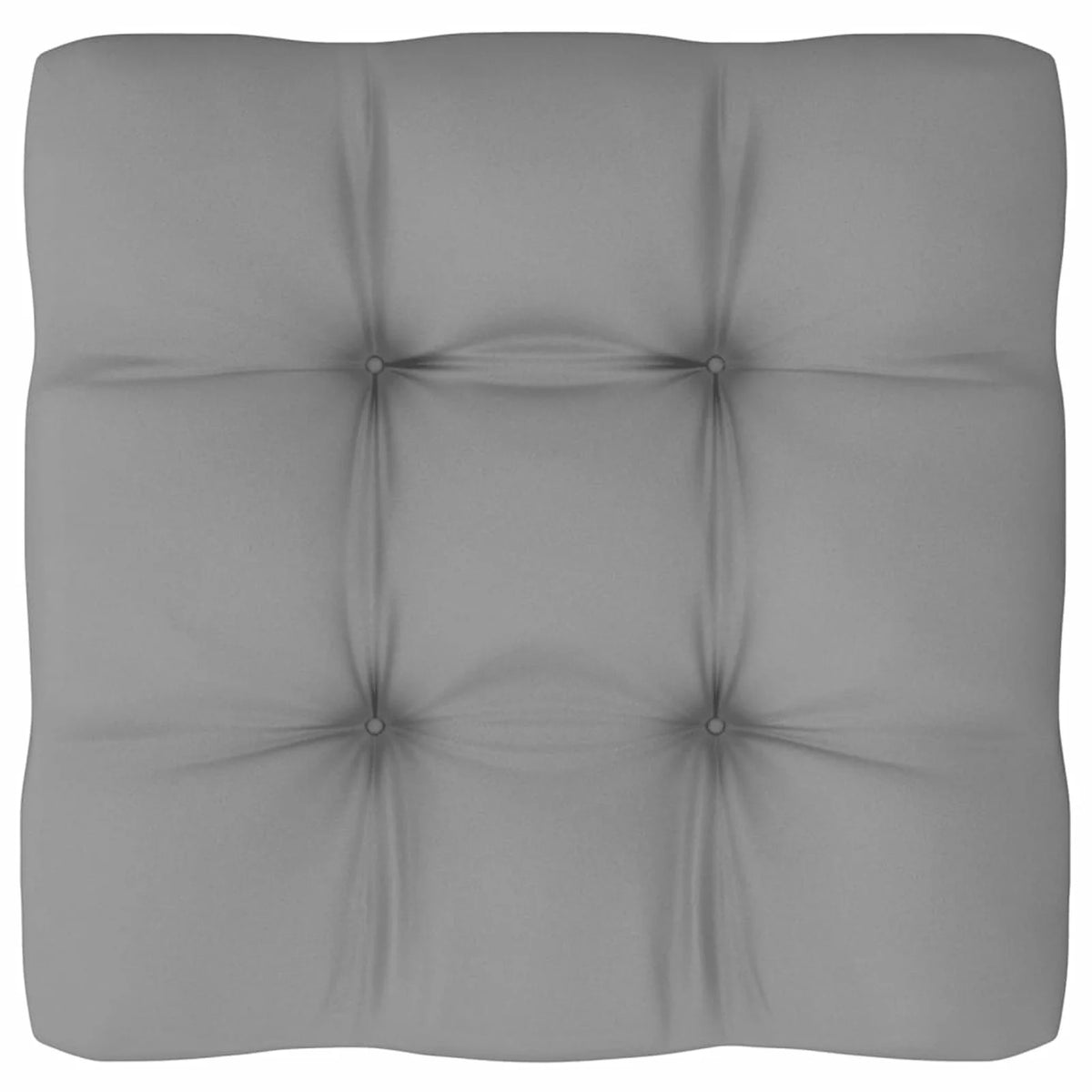 6 Piece Wooden Patio Lounge Set with Gray Cushion R1216
