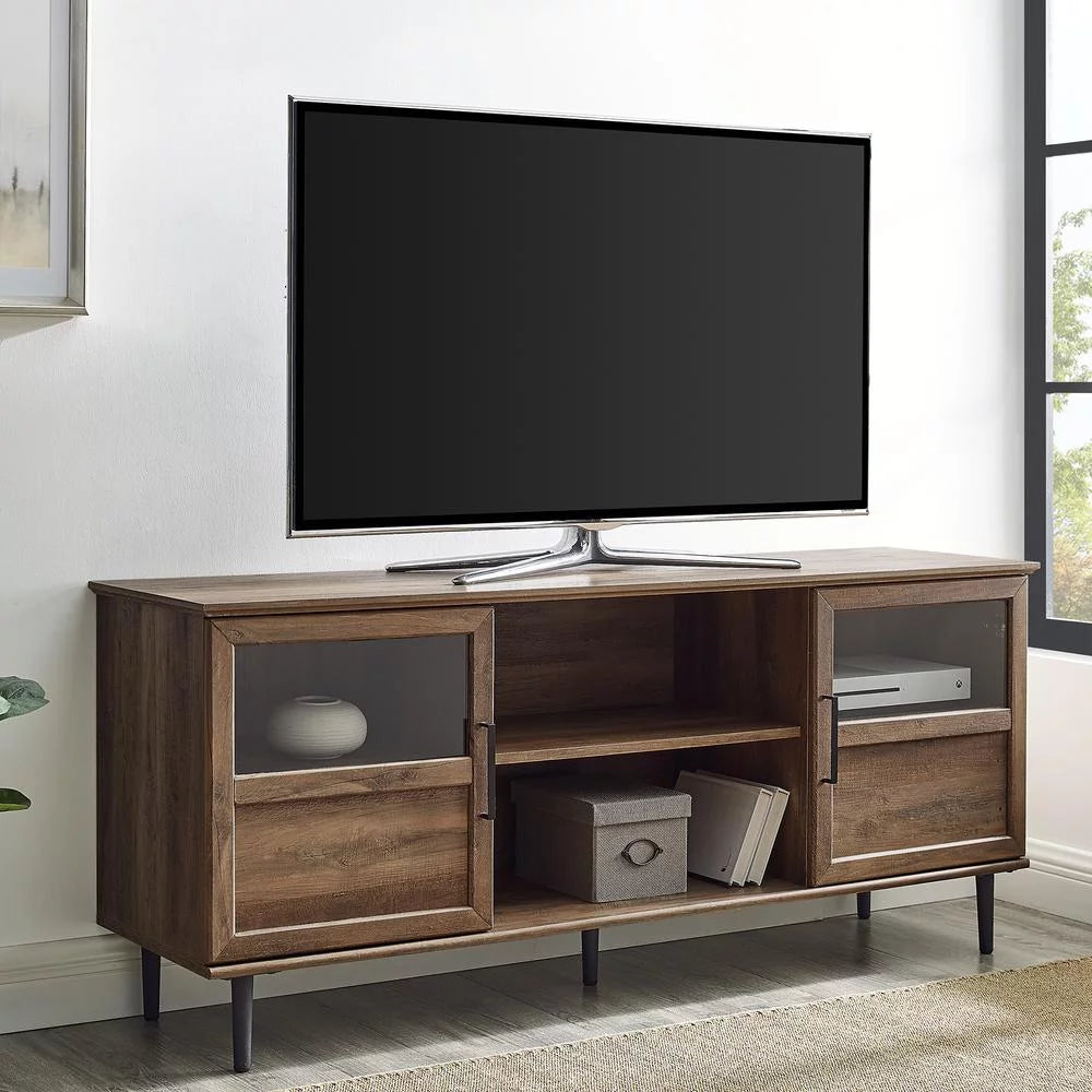 Glass and Wood TV Console V770