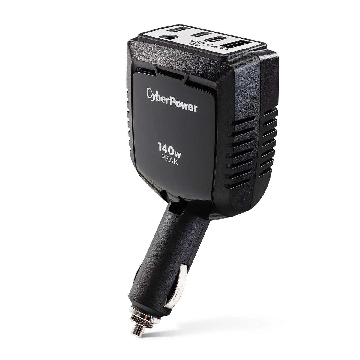 1 Outlet 140 Watt Power Inverter with USB-C & USB-A Port J925460