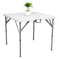White Folding Table D2423