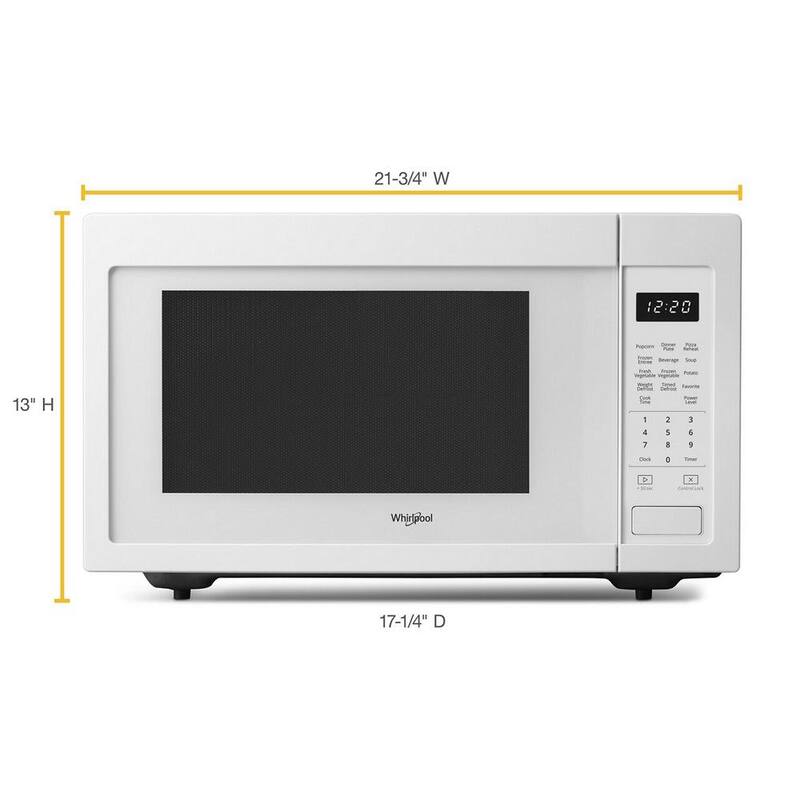 1.6 cu. ft. White Countertop Microwave Y9126