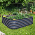 Galvanized Metal Raised Garden Bed E48394