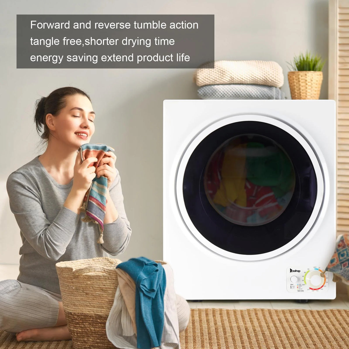 1.6 cu ft Compact Portable Laundry Dryer G362578