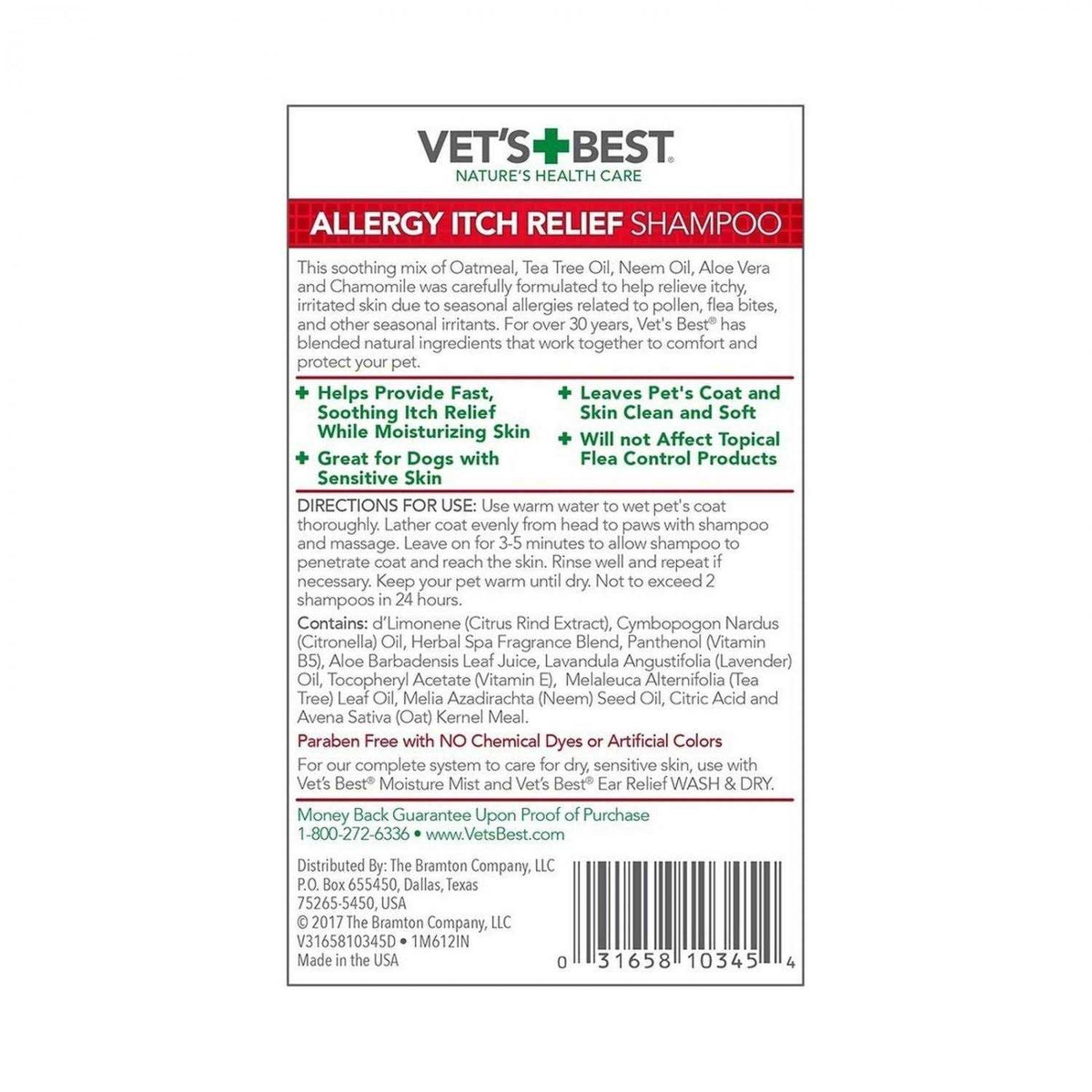 Allergy Itch Relief Shampoo N4255