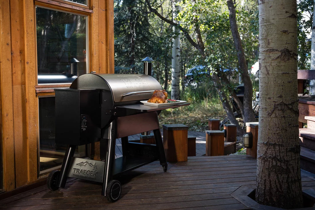 Bronze Wood Pellet Grill and Smoker E5642