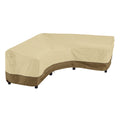 Water-Resistant 85 inch Patio Sectional Lounge Set Cover V20091