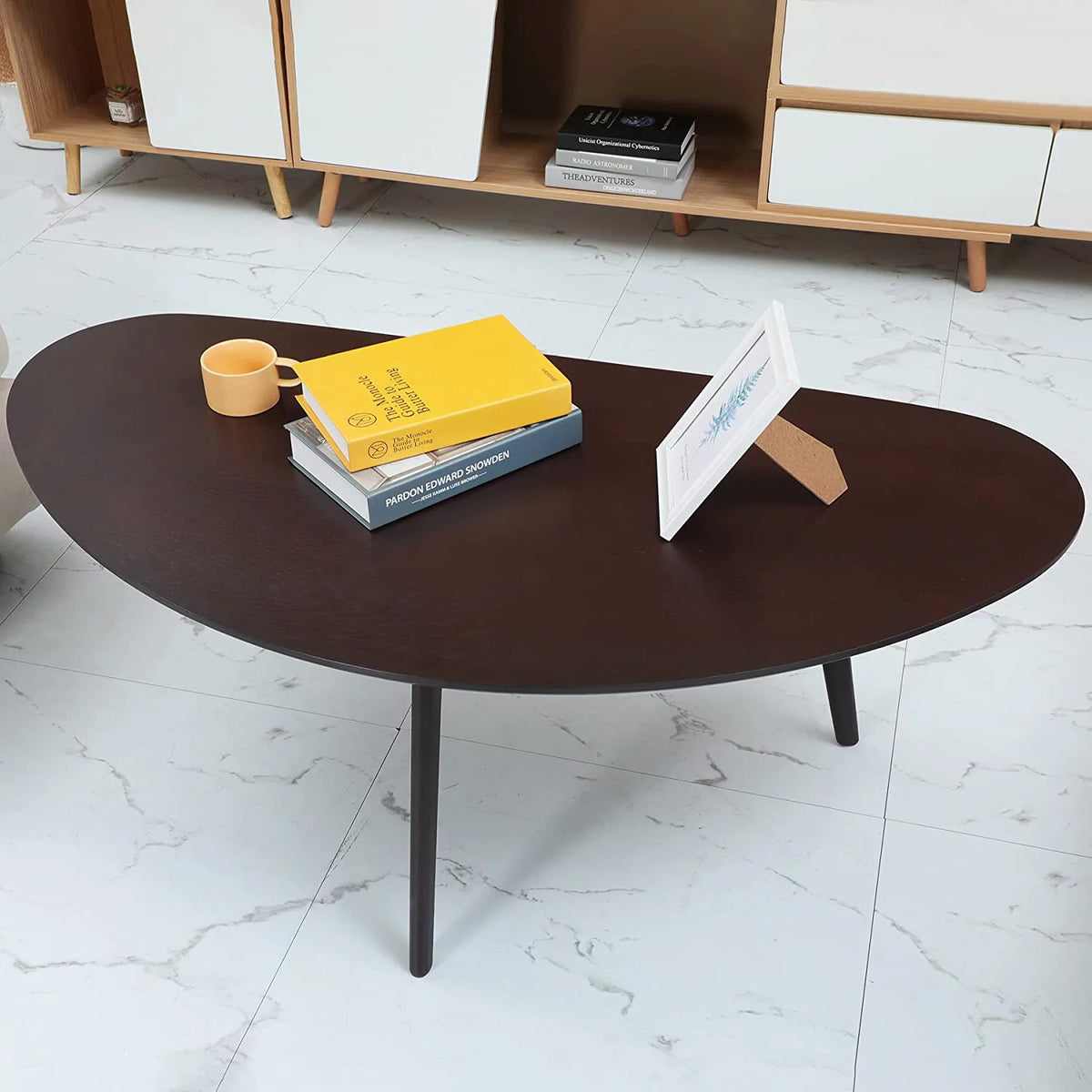 Black Oval Coffee Table I96671