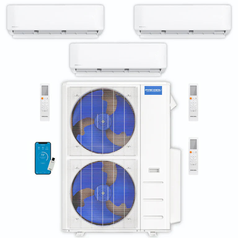 42,000 BTU 3 Zone Ductless Mini Split Air Conditioner and Heat Pump T613