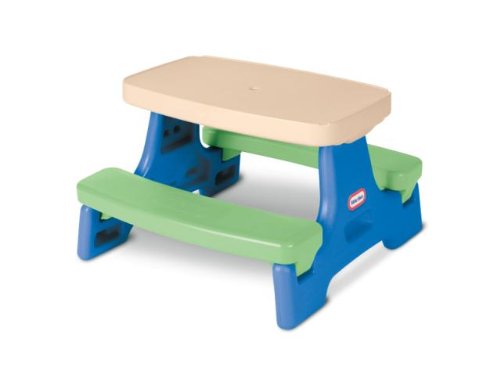 Multi Color Picnic Table with Umbrella R62242