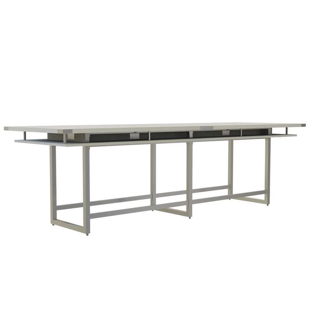 Conference Table Standing Height White Ash W70619