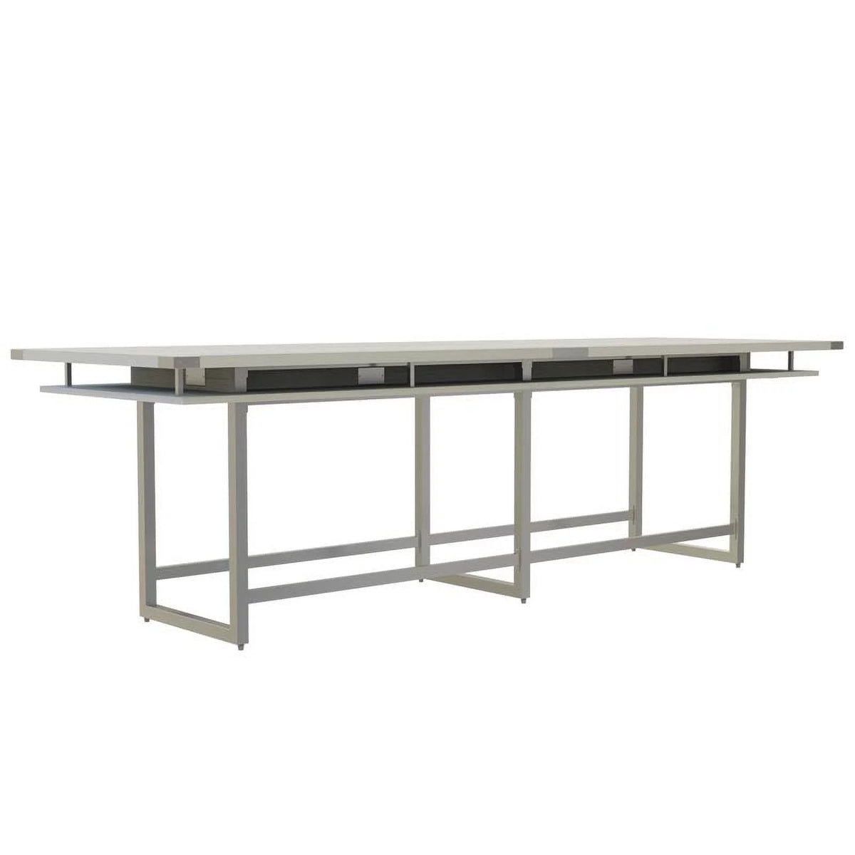 Conference Table Standing Height White Ash W70619