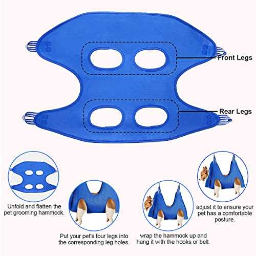 Pet Grooming Hammock Harness J60827