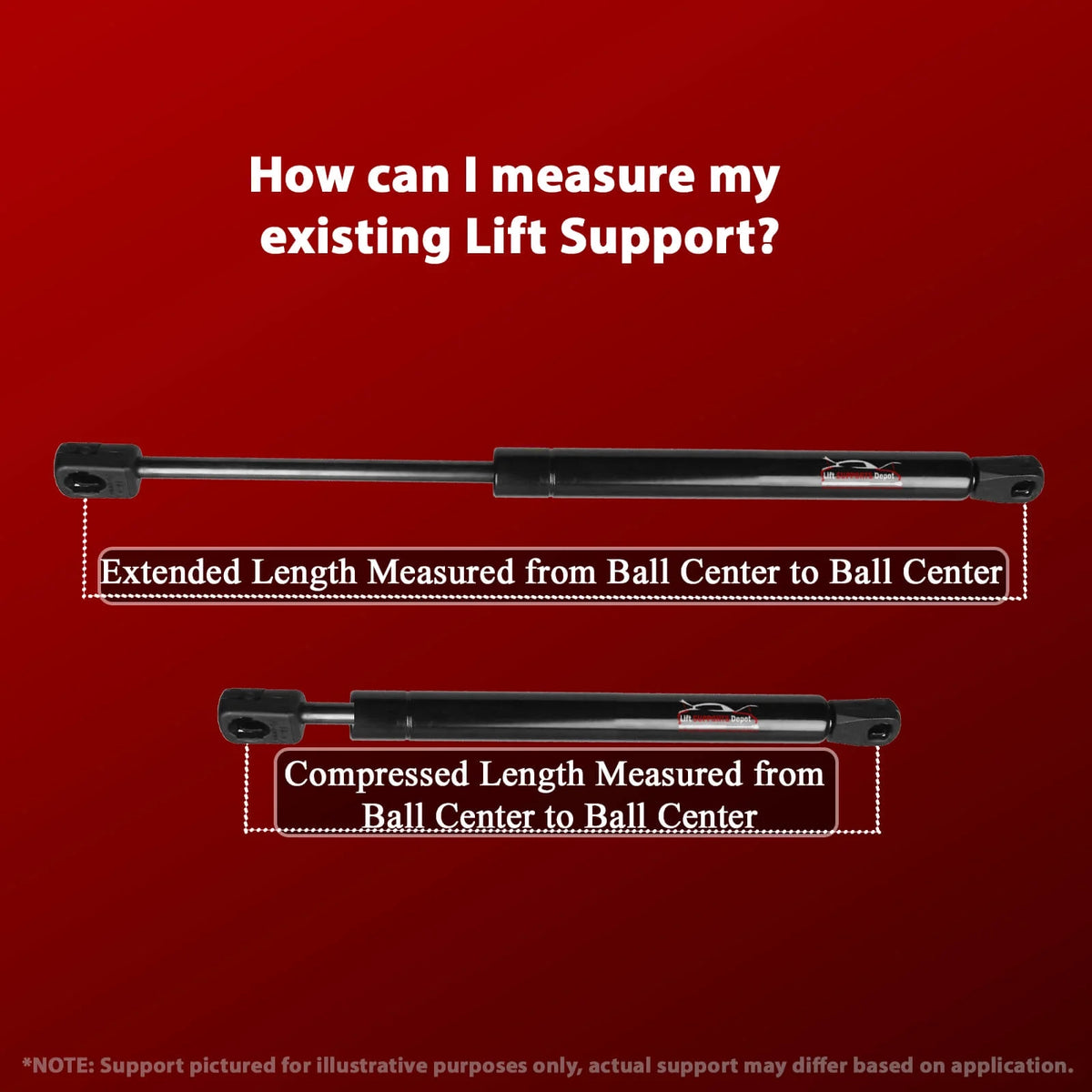 Trunk Lift Supports Gas Shock J979