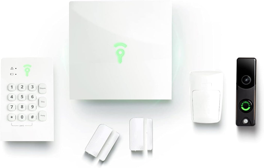 6 Piece Home Security System with Doorbell Camera A6903