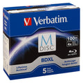 M Disc BDXL 100GB 5 Pack Jewel Case H573
