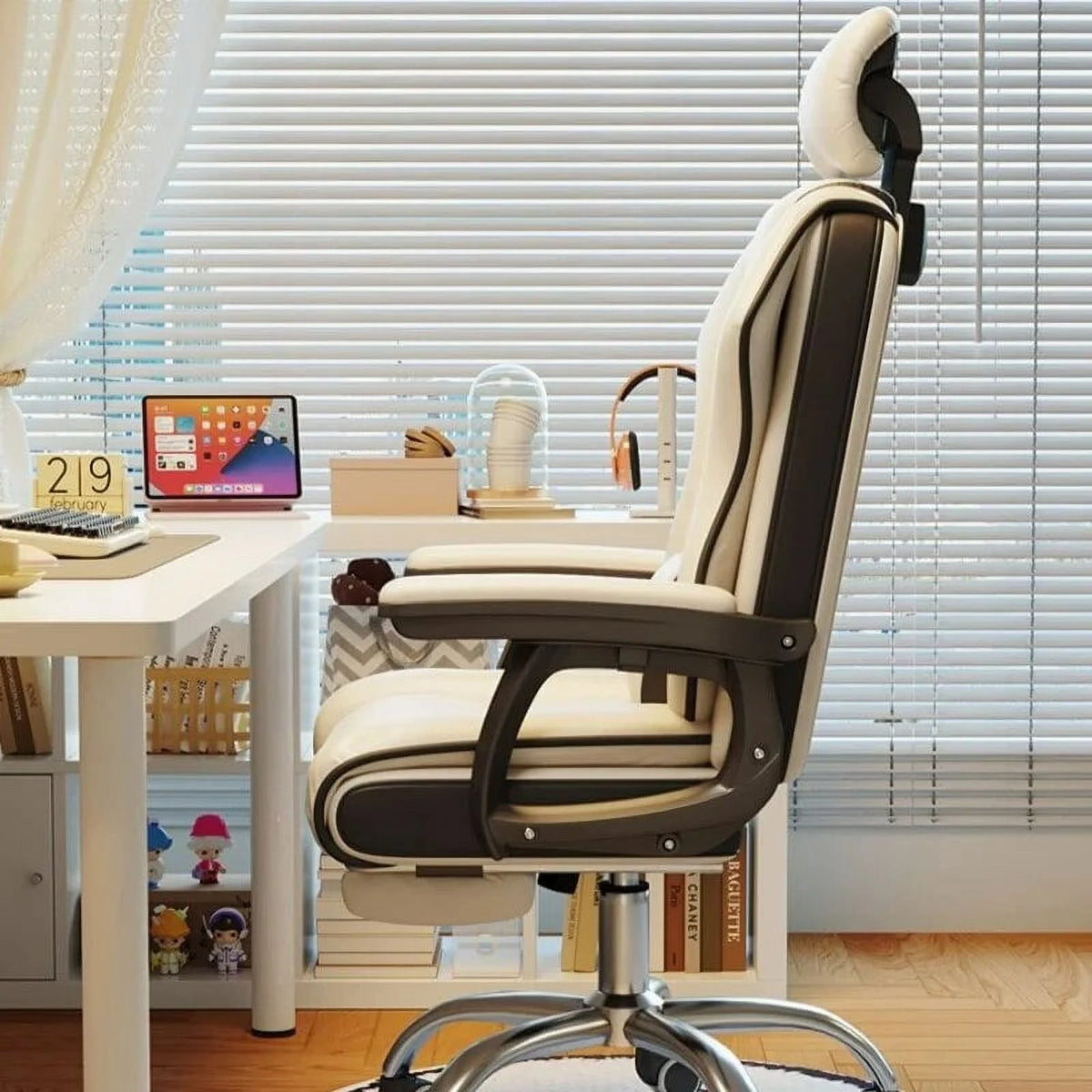 Ergonomic Reclining Leather Office Chair Y264