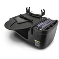 Black Car Desk with Built-in Power Inverter and Printer Stand R863