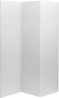 6 ft. Tall White 3 Panel Room Divider N46879