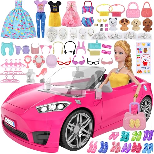 91 Pcs Doll Convertible Car Set J222685