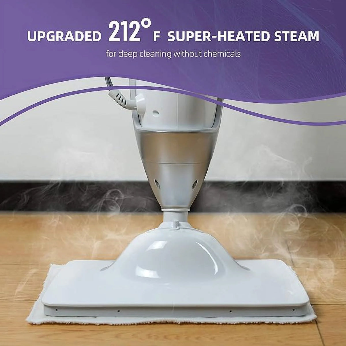 White Multi-Functional Steam Mop Z855484