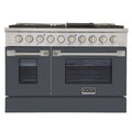 48 Pro-Style Propane Gas Dual Fuel Range with 4 Burners in Gray Z57544