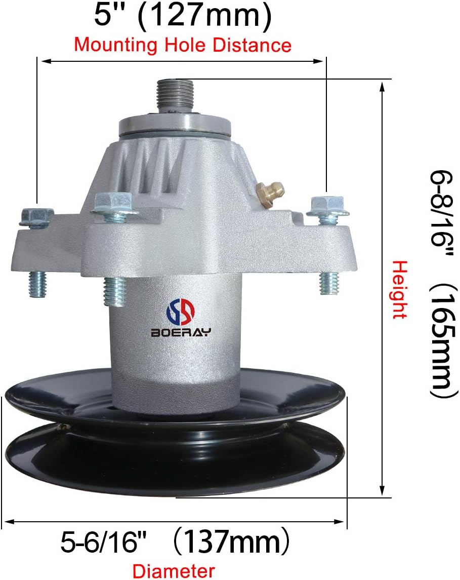 Lawn Mower Spindle Assembly with 4 Tapped Bolts Pack of 2 Z706