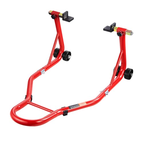850 LBS Heavy Duty Motorcycle Rear Wheel Stand with U + L Fork F5932