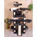 68 Inch Multi-Level Cat Tree with Scratching Posts W2144