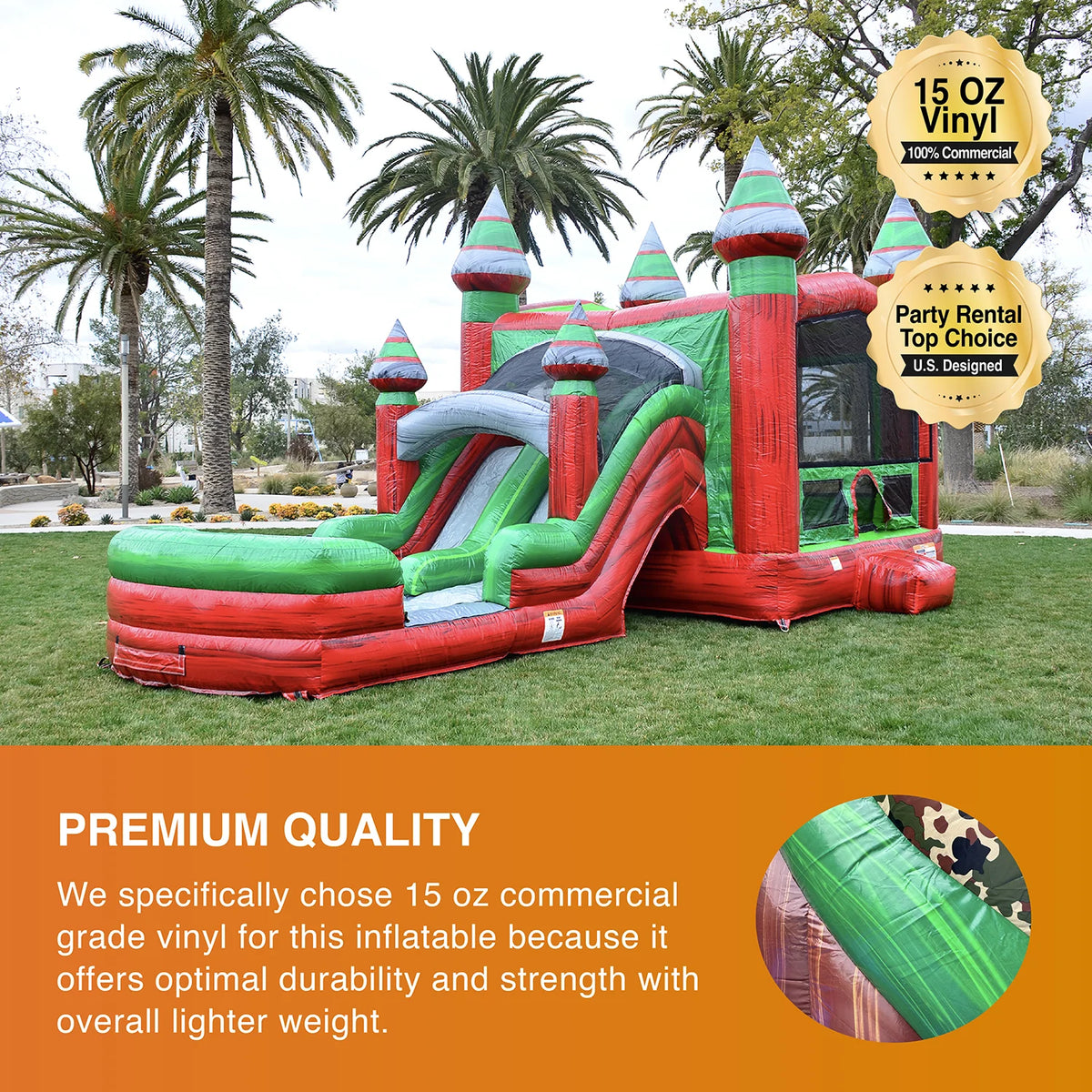 Commercial Grade Bounce House with Slide and Pool G530023