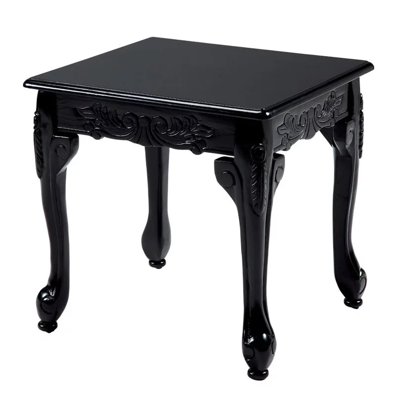 Solid Wood 3-Piece Coffee Table Set in Black D4853