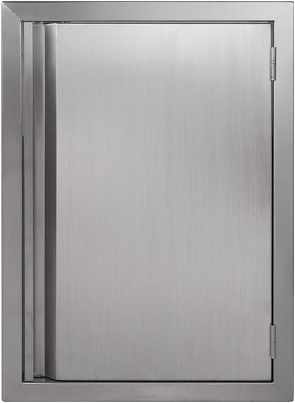 Single BBQ Access Door 304 Stainless 17 W x 24 H W9006
