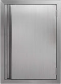 Single BBQ Access Door 304 Stainless 17 W x 24 H W9006