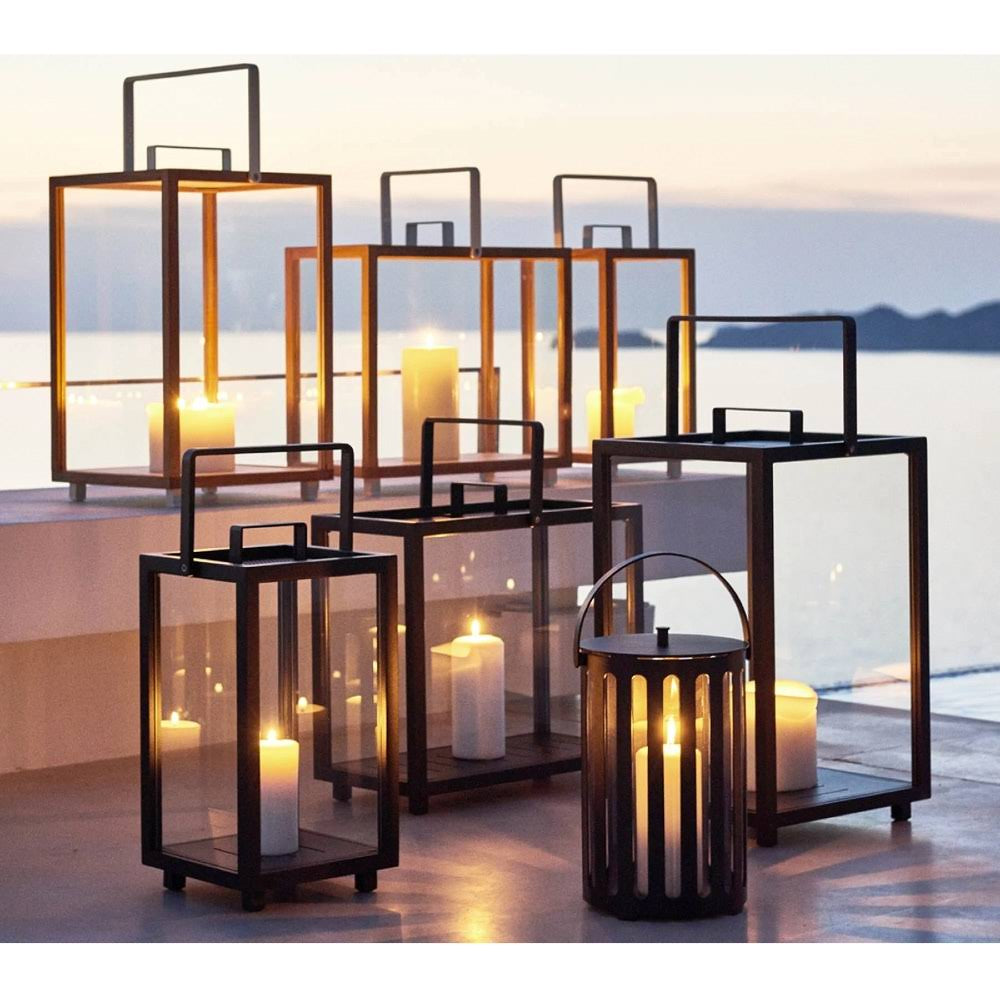 Large Teak Lantern E243585