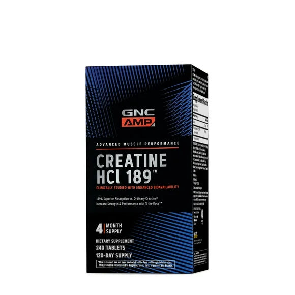 Creatine HCl 189 Pills G143