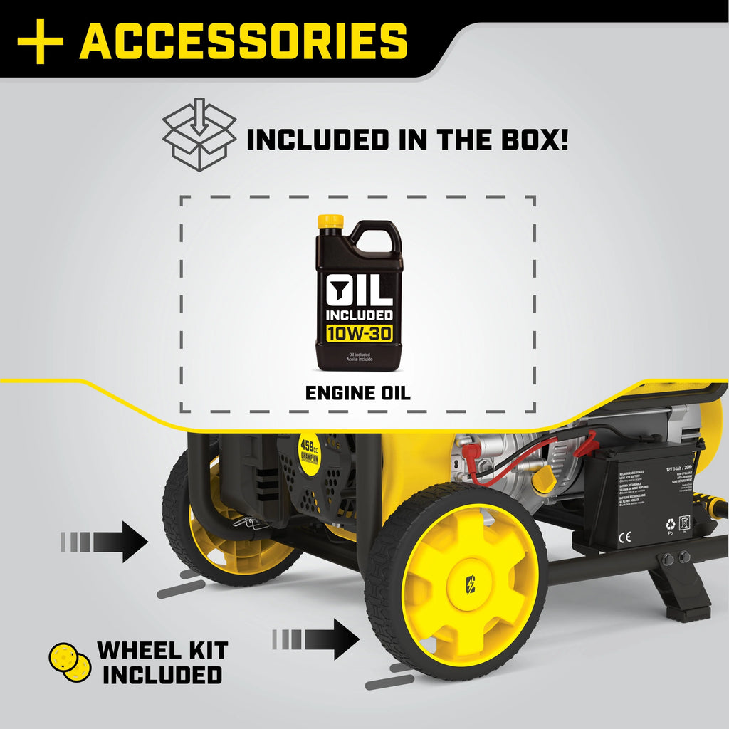 11,500/9,200-Watt Electric Start Gas Portable Generator D95119